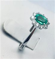 Anello Bibigi Donna in Oro bianco Smeraldo 0.56 Ct AS0943BS264 - AS0943BS264